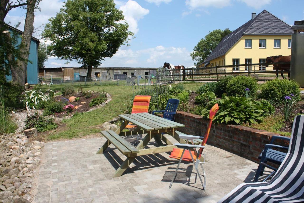 Familienfreundliche Ferienwohnung Am Reuterteich Seedorf  Exterior foto